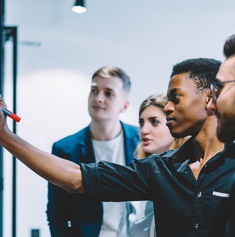 Graduates white board